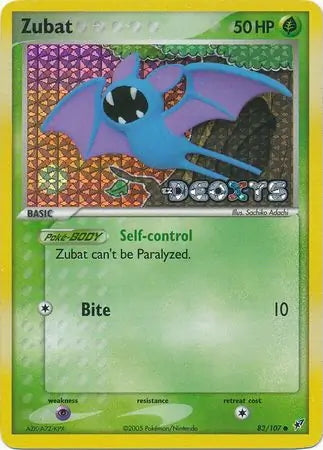EX Deoxys Zubat #83/107 reverse holo